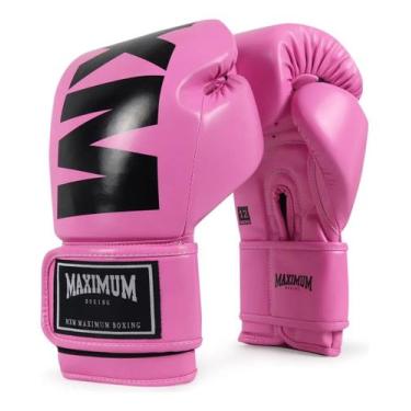 Imagem de Luva De Boxe E Muay Thai Mxm Red - Maximum Original, Rosa, 12OZ