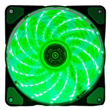 Imagem de Cooler Para Gabinete Marvo, Led Verde, 120mm, FN10 bl