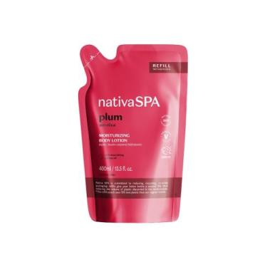 Imagem de Nativaspa Refil loção Desodorante corporal Ameixa 350 ml - Boticário