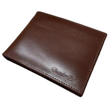 Imagem de Carteira Casual em Couro Masculina Duvelmon 542, UN, Chocolate