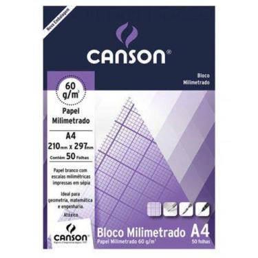 Imagem de Bloco Milimetrado 63 G/m² Estudante A-4 21,0 x 29,7 cm Com 50 Folhas C