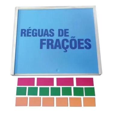 Imagem de Brinquedos Educativos - Réguas De Frações 55 Peças - SONHO DE CRIANÇA