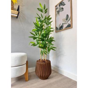 Imagem de Planta Bambu Da Sorte Artificial Com Vaso Arranjo Completo - - PLANDEC