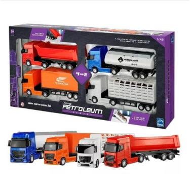 Imagem de Kit 4 Caminhões Petroleum Series - Roma 1476
