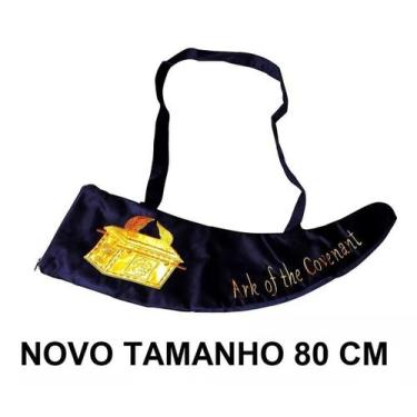 Imagem de Capa P/ Shofar De Chifre De Antílope 80 Cm Veludo ARCA - Israel - JERU