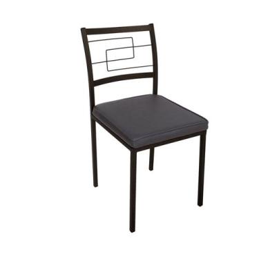 Imagem de Cadeira para Sala de Jantar Éros Preto - Lafatelli