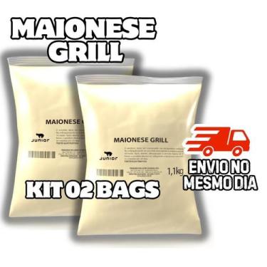 Imagem de Combo 2 maionese grill 1.100 kg bag junior - 2 unidades - Kerry Júnior