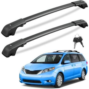 Imagem de Rack de Teto KINGGERI Trancável para Toyota Sienna