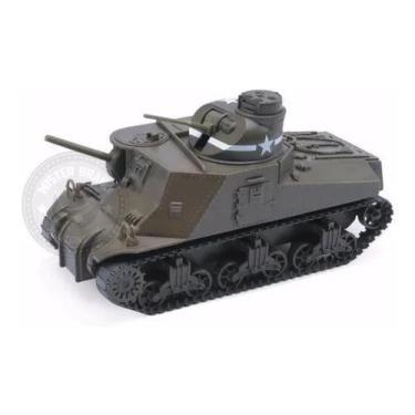 Imagem de Kit Montar Tanque De Guerra M3lee New Ray 1/32, Verde