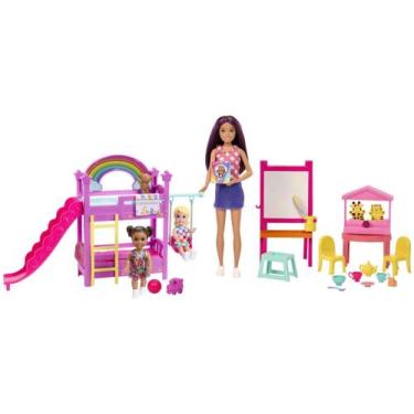 Imagem de Playset Barbie Skipper Dia de Cuidado Mattel - 23 Peças