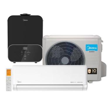 Imagem de Kit Midea Umidificador Master Connect 6 Litros Preto UMD6P3 e Ar Condi