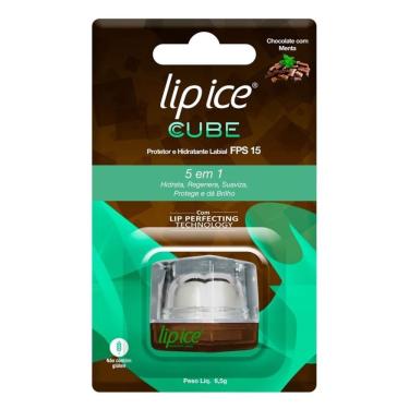 Imagem de Lip Ice Cube Protetor Labial Fps15 Chocolate c/ Menta