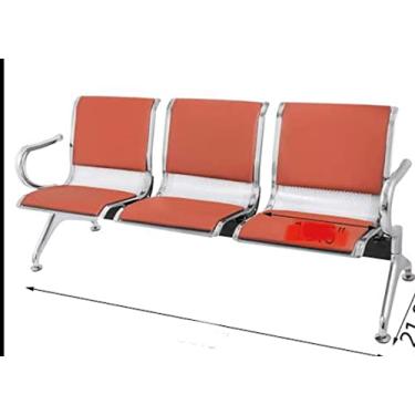 Imagem de Longarina 3 Lugares Estofada Vermelha