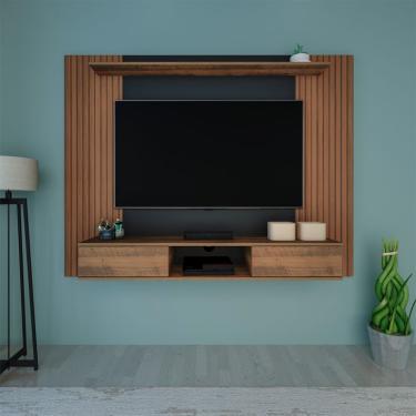 Imagem de Painel para TV até 75 Polegadas Nevada Pinho e Preto