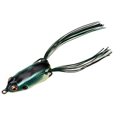 Imagem de BOOYAH Pad Crasher Jr Topwater Bass Fishing Hollow Body Frog Isca com anzóis sem ervas daninhas, sapo Shad