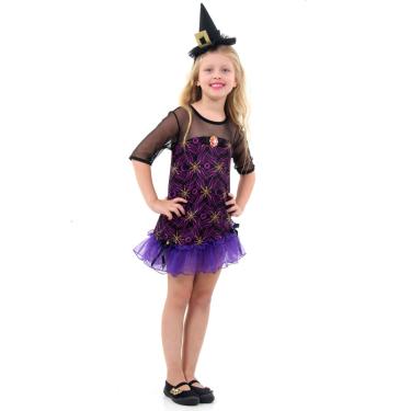 Imagem de Fantasia Bruxa das Estrelas Infantil - Halloween  GG