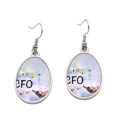 Imagem de Brinco Cfo Chief Financial Officer – Brincos com pingente para meninas – Presente de festa de aniversário dos namorados
