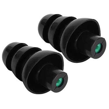 Imagem de Plugue de ouvido para dormir, acessório de cuidados com a orelha impermeável preto tampão de ouvido reutilizável para spa para dormir para nadar