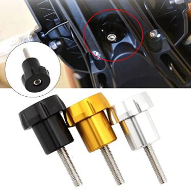 Imagem de FINMOKAL Parafusos Pretos Da Tampa Do Assento De Liberação Rápida Para BMW R Nine T Racer 2014-2020 Prata