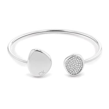 Imagem de Calvin Klein Joias Pulseira de Aço com Memória Feminina Cor: Prata (Modelo: 35000214), One Size, Aço inoxidável, Sem pedras preciosas