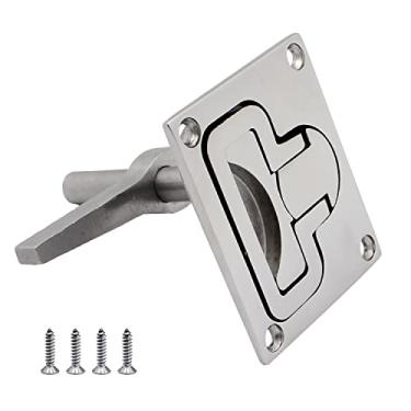 Imagem de SHENGHUISS Anel de elevação com trava de trava para marinha, aço inoxidável 316 para serviço pesado com parafusos