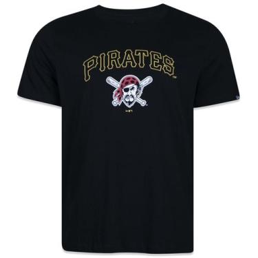 Imagem de Camiseta New Era Regular Mlb Pittsburgh Pirates Core Manga Curta Preta