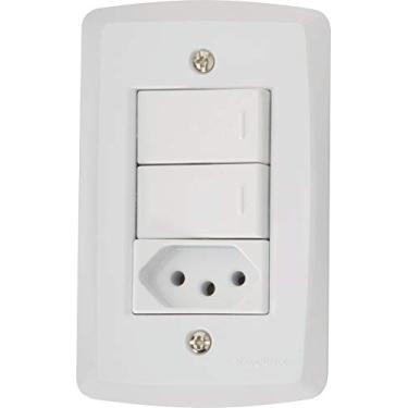 Imagem de Conjunto 2 Interruptor Paralelo Tomada 2p+t 10a 57145074