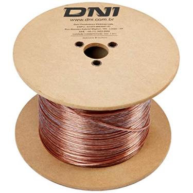 Imagem de DNI HFX 2X18-CR B Cabo Paralelo Para Som 150W/4 Ohm, Cristal Vermelho, 2 x 12 mm² x 600 m