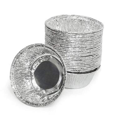 Imagem de 600 Forma Alumínio Empada Forminha Grande 100ml Mello (1cx)