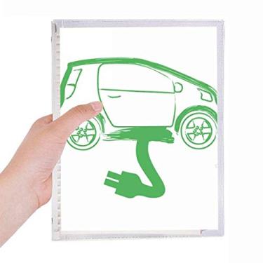 Imagem de Caderno Plug Line Energy para veículos que protegem o meio ambiente, folhas soltas, diário recarregável, artigos de papelaria