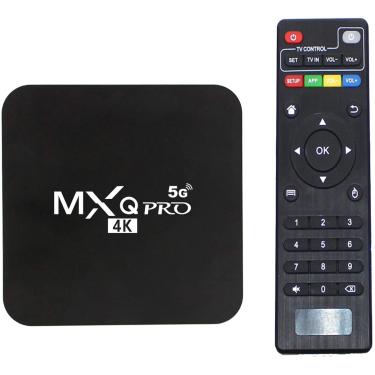 Imagem de MXQ Pro 5G Android 10.0 TV Box,CICCI Pro 5G 2021 Versão atualizada RAM 2GB ROM 16GB Android Smart Box H.265 HD 3D Dual Band 2.4G/5.8G WiFi Quad Core Home Media Player