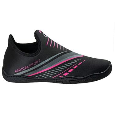 Imagem de Algarte Shoes Sapatilha Aquática Versátil Top AS313 Cor:Preto Rosa Pink;Tamanho:36