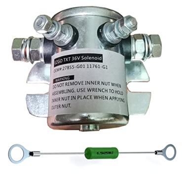 Imagem de Solenoide Dr. Acces EZGO substitui E-Z-Go: 27855G01, serve para E-Z-Go: Electric, 1986 e mais recentes, ferragens incluídas, série 36V, 124