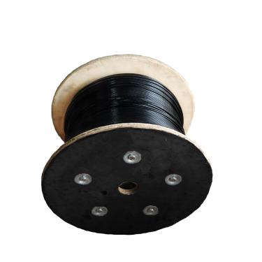 Imagem de Cabo de Aço para Academia 1/8" 6x19 Revestido em Nylon 6 Preto - 500m