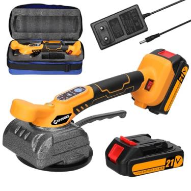 Imagem de Daconovo 21V Máquina automática de ladrilhos de alta capacidade de carga para assentamento de ladrilhos de parede Ferramenta vibratória Nivelador de ladrilhos portátil Ventosa ampliada com nivelador