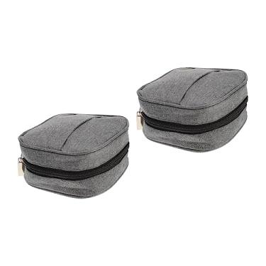 Imagem de DOITOOL 2 Unidades Saco De Armazenamento Digital Cabo Mala De Transporte De Eletrônicos Organizador De Mochila Dsl Viagem Linha De Dados Produto Eletrônico Algodão Pérola