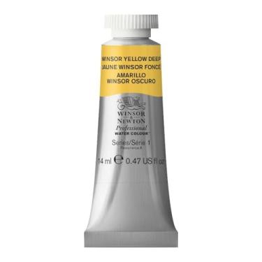 Imagem de Winsor & Newton Aquarela profissional, tubo de 14 ml (13 g), amarelo profundo Winsor