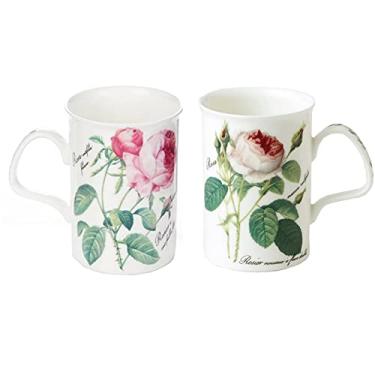 Imagem de Roy Kirkham Caneca Lancaster, rosa redoute, conjunto de 6