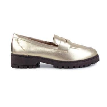 Imagem de Sapato Feminino Anacapri Oxford Dourado - C30587-Feminino
