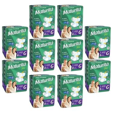 Imagem de FRALDA ADULTO MATURITÁ DISFARCE Tamanho "G" - 01 Fardo - 10 Pacotes - 80 Unidades