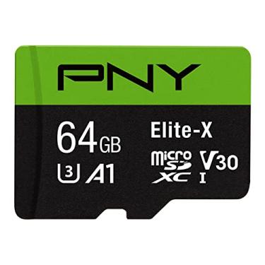 Imagem de PNY Cartão de memória flash 64GB Elite-X Class 10 U3 V30 microSDXC