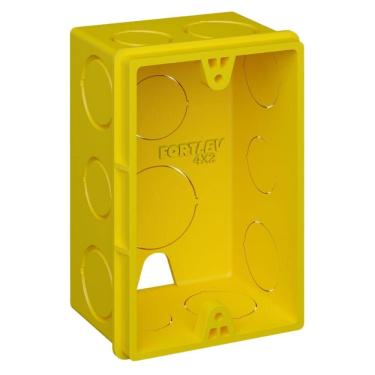 Imagem de Caixa de Luz Retangular Fortlev  Reforçada