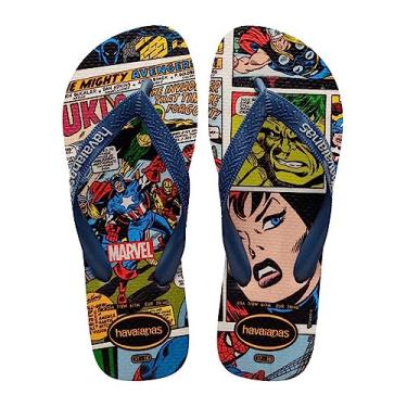Imagem de SANDALIAS HAVAIANAS TOP MARVEL CLAS n° 43/44 CINZA GELO/AZUL INDIGO