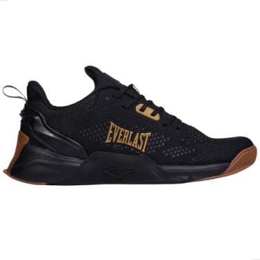 Imagem de TENIS MASCULINO EVERLAST CLIMBER PRO Cor:Preto/Dourado;Tamanho:39