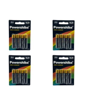 Imagem de Pilha AA de Alta Performance 16 Unidades - Powershiba