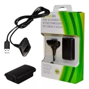 Imagem de Bateria E Cabo Carregador Play And Charge Controle X 360