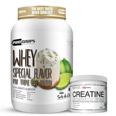 Imagem de Kit Whey Special Flavor 840g 3W Best Protein + Creatina Pura 200g (840g, Torta de Limão)