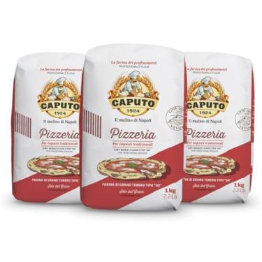 Imagem de Pack c/ 3 Farinhas 00 Italiana Caputo PIZZERIA 1kg