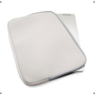 Imagem de Case Capa Pasta Azul Sem Bolso Lisa Para Guardar Notebook 14.1/15.6/17