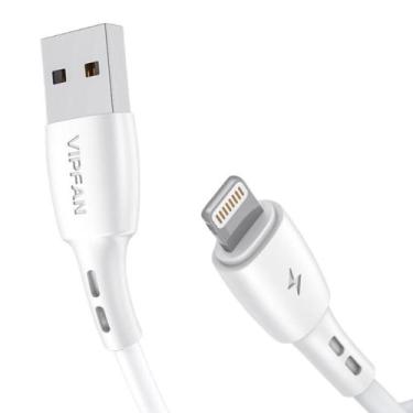 Imagem de Cabo Lightning Vfan X05 Racing 1 Metro Fast Charging Branco